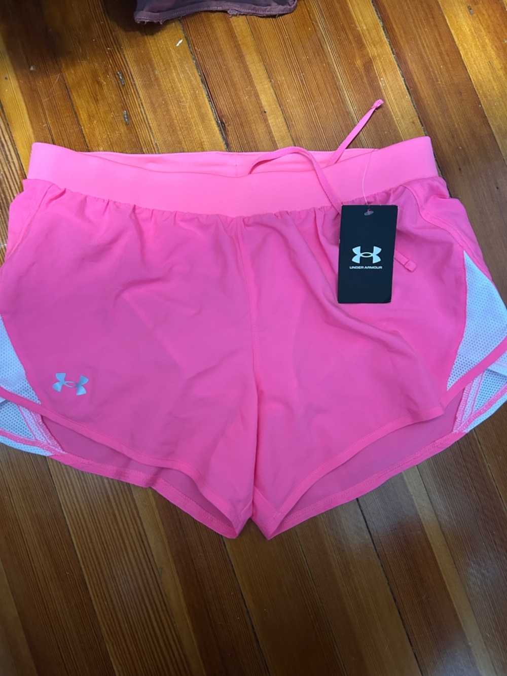NWT Under Armour Women's Pink Performance Running Shorts